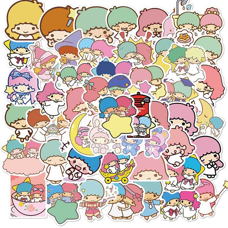 New 50pcs Sanrio Stickers Hello Kitty Stickers Kuromi  My - 图3