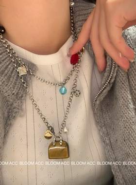 多种戴法天然石包包项链腰链高级感气质独特高级感ins风新款项链