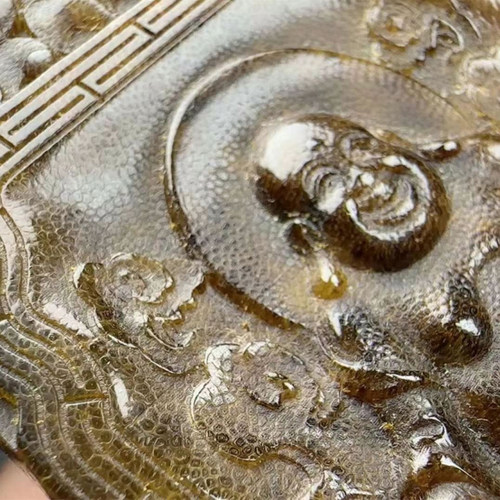 老犀角吊坠新鲜保真老亚披毛犀天然吊坠守护神收藏品系列证书 - 图1