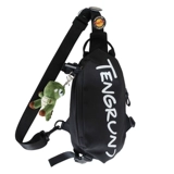 胸包男士ins潮牌运动学生单肩包百搭男生腰包斜跨小包女斜挎包男