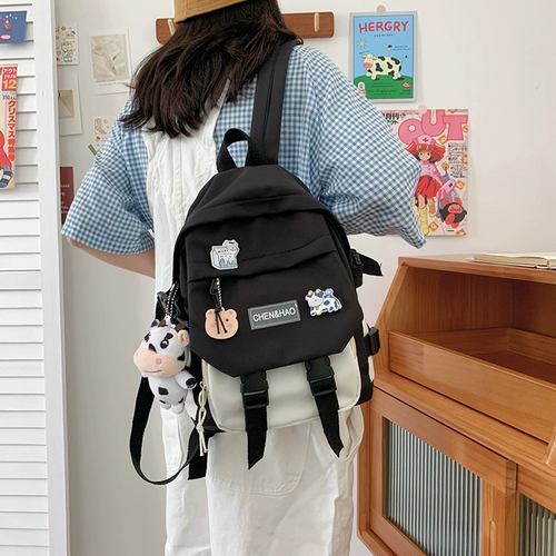 Вместительный и большой рюкзак, сумка через плечо для выхода на улицу, маленькая летняя небольшая сумка, подходит для студента, коллекция 2021