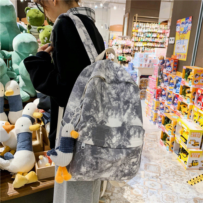 ins风女韩版高中原宿初中生双肩包 潮妮优包双肩背包