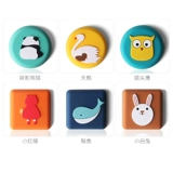 Ручка дверной дверь мультфильм против дверной наклейки на стикеру Дверь Дверь Дверь, силиконовая кровать головокружение, мультфильмная наклейка на стике