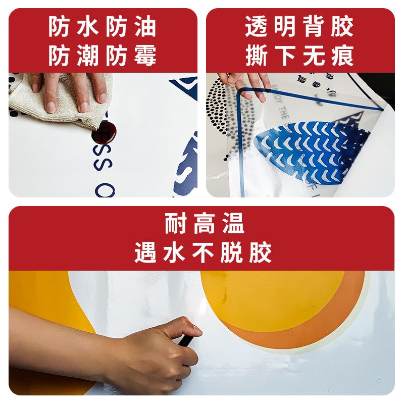 厨房防油贴纸防水耐高温家用装饰品乔迁之喜用品大全新居搬家布置