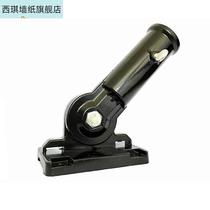 Obliquely Inserted Flag Base Wall Lamppost Banner Holder Adjustable Outdoor Flagpole Base Telescopic Flagpole Universal Base