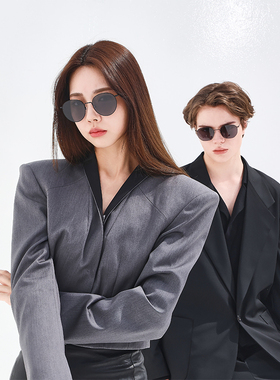 LAPIZ SENSIBLE 丨钛合金亚光黑太阳眼镜NANO 13_EGG-BK-BK