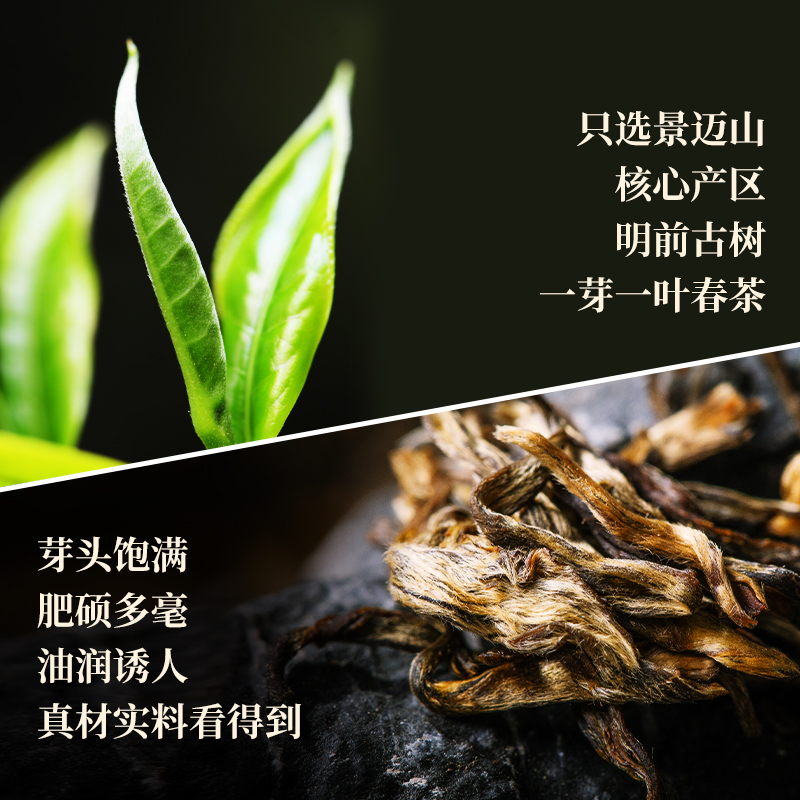 【新品】澜沧古茶2023年001普洱茶生茶云南景迈古树茶饼小饼-图1