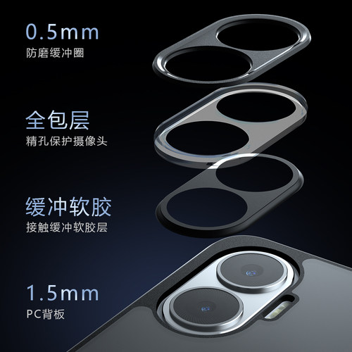 护甲适用红米turbo4pro手机壳新款镜头全包磨砂turbo5气囊防摔保护套简约肤感全包边框pocof7商务男女款外壳 - 图2
