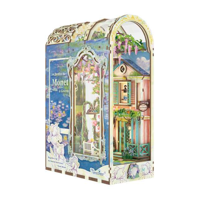 Monet Garden Induction Book Stand Diy House Girl