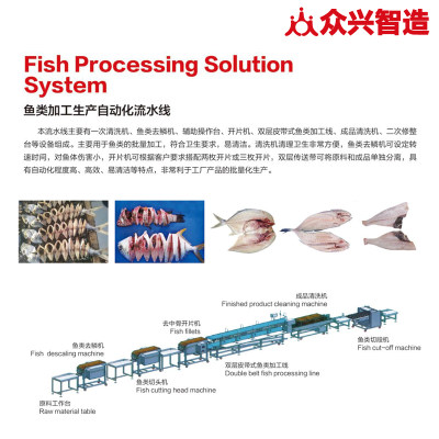 鱼类全自动去鳞开背开片开肚开膛机去中骨切鱼头去鱼尾去脏切花机 虎窝淘