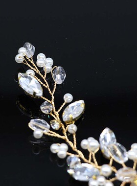 New Bridal Hair Accessories Crystal Peals Hair Combs Wedding