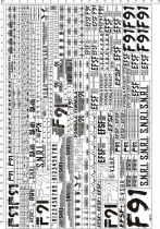 Up to model PG F-91 Gundam F91 up to (white) metal sticker (4972)