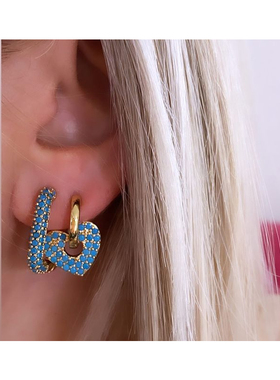 2023 Hoop earrings gold color silver color small hoop