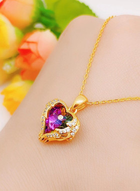 Fashion Simple Creative Ocean Heart Necklace Exquisite