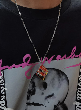 New Personality Cross Square Metal Multilayer Hip hop Long