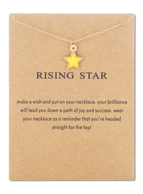 New Trendy Alloy Cute Elegant Wish Blue Star Moon Planet Gol