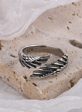 FOXANRY Silver Color Rings Fashion Hip Hop Vintage Couples