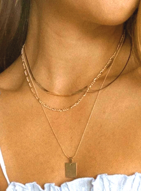 Fashion Multi-layered Snake Chain Necklace For Women