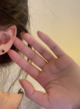 New Korean Fashion Metal Love Heart Circle Drop Small