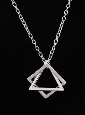 Punk Style Handcuff Necklace for Women Men Fashion Jewelry