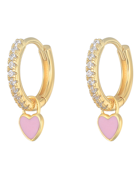 Earrings 2023 Trend Pendientes Plata Color Enamel Hoop
