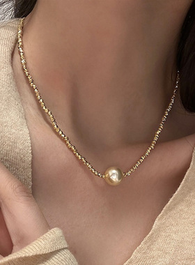 2023 New Arrival Retro Simple Irregular Beaded Gold Silver