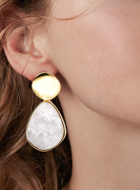 LOVR New Korean Statement Drop Earrings For Women Fashion