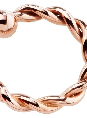Huitan New Twist U Shape Fake Nose Ring for Women Faux