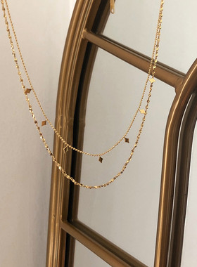 316L Stainless Steel New Fashion High-end Jewelry Rhombus