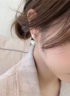 Fashion Heart Pearl Earrings For Women Girls 2023 Trendy