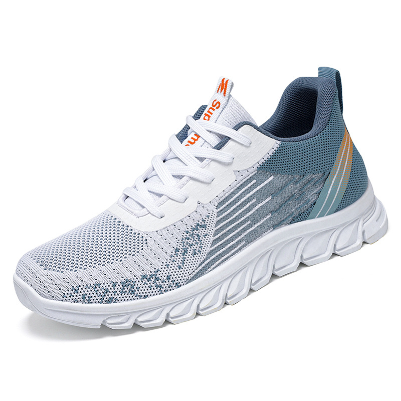 鞋子男2023夏季新款外貿男鞋sneakers系帶跑步鞋時尚潮流運動鞋男_黑覓旗艦店_流行男鞋