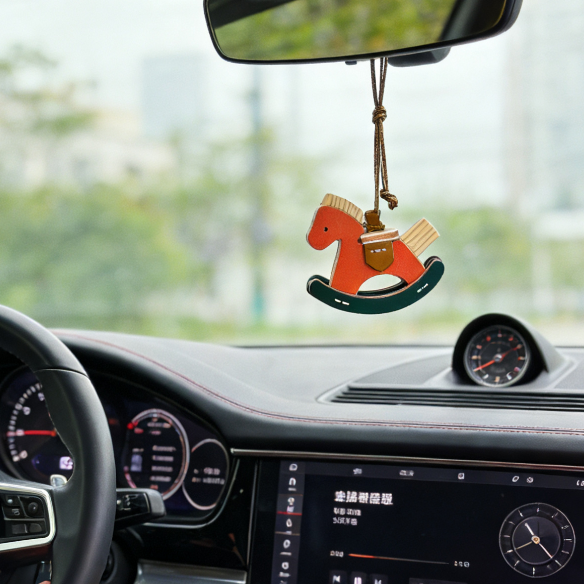 2026马年挂件车内装饰品潮玩创意新年礼物小马汽车皮质挂饰高级感,淘宝优惠券,粉丝福利购,淘宝优惠卷