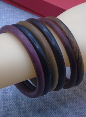 6毫米超细檀木圆条手镯