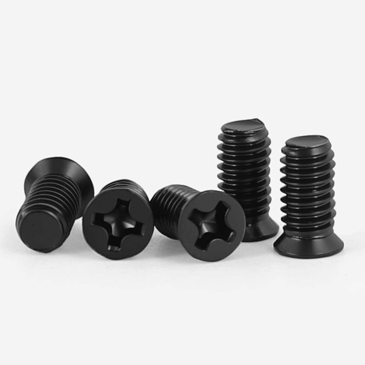 黑色十字薄头小沉头螺丝钉子小头平头小帽螺钉机钉M2M2.5M3M4M5M6 - 图1