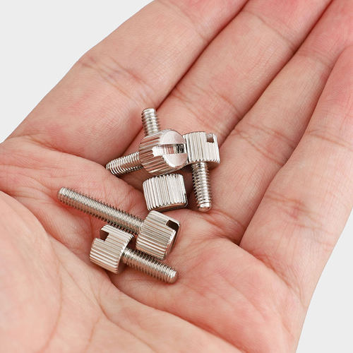 硬币一字M4螺丝超凡追龙按压夹片扁皮弹弓快装螺钉高头手拧锁紧HH - 图2