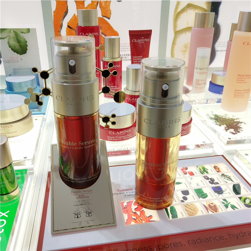 派格汽车用品专营店现货！法国Clarins/娇韵诗双萃精华面部修护精华露50ml保湿滋养0