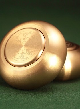 快速发货纯铜e陀螺减压转桶掌中指捻旋转轮精致手动顺滑微缩指尖