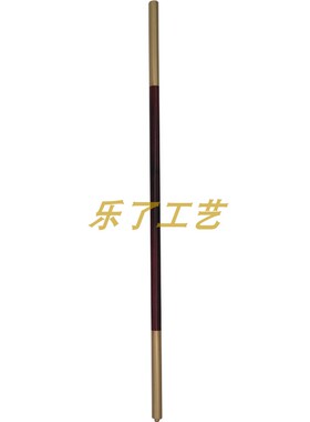 实木黄铜小型金箍棒摆件齐眉棍