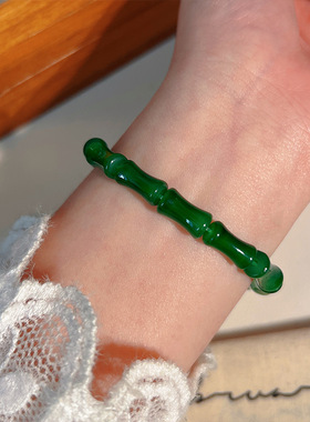 2025春夏款水晶手链小众设计灰月光紫阿赛紫水晶手串草莓晶手链