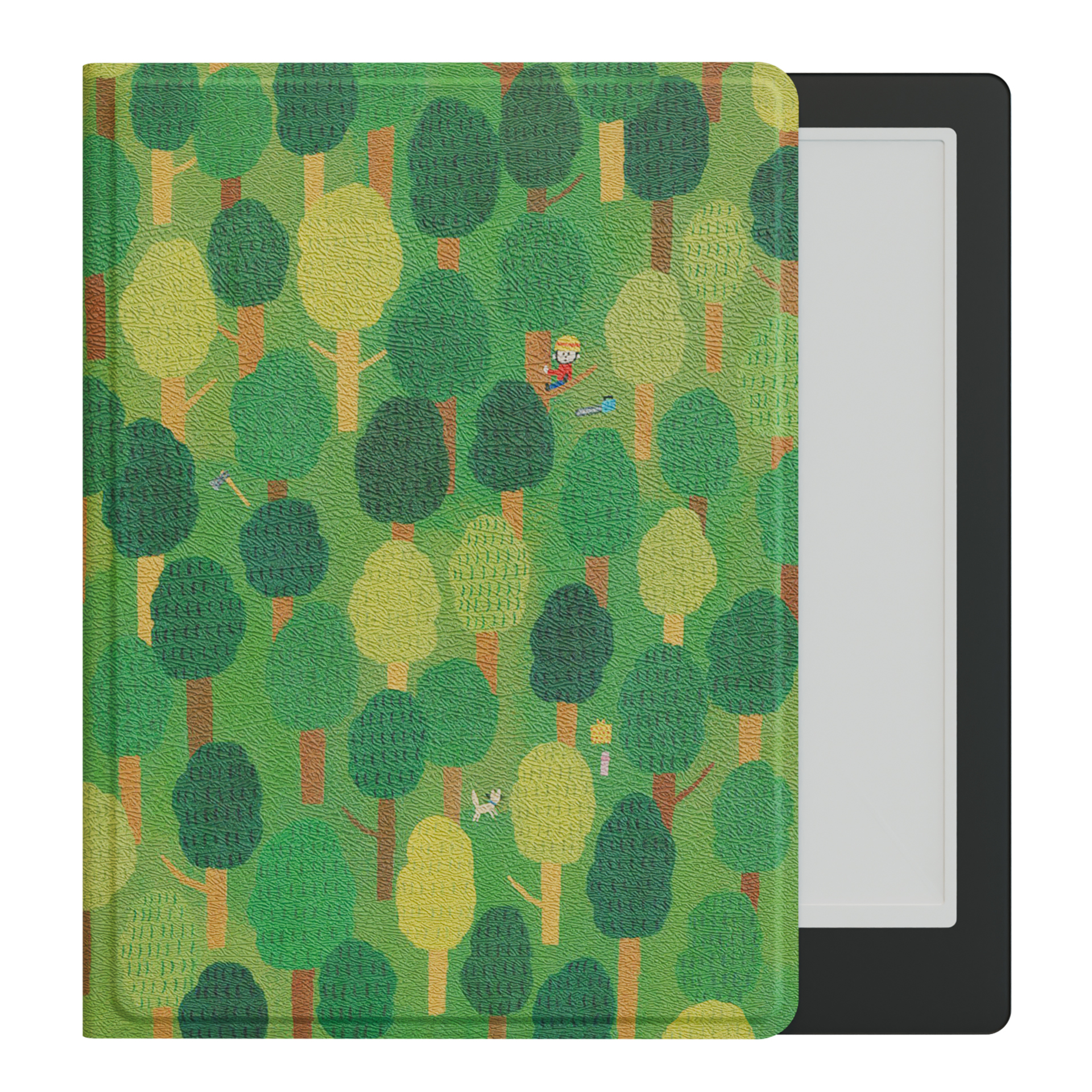 适用Boox文石poke5/5s/6/6s电子书保护套磁吸休眠唤醒油画小众来图定制 - 图3