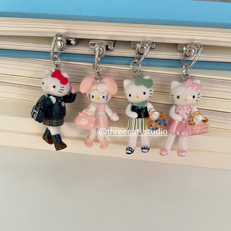 韩系ins小众可萌甜妹kt长腿猫咪钥匙扣airpods挂件包包挂饰新款,淘宝优惠券,粉丝福利购,淘宝优惠卷