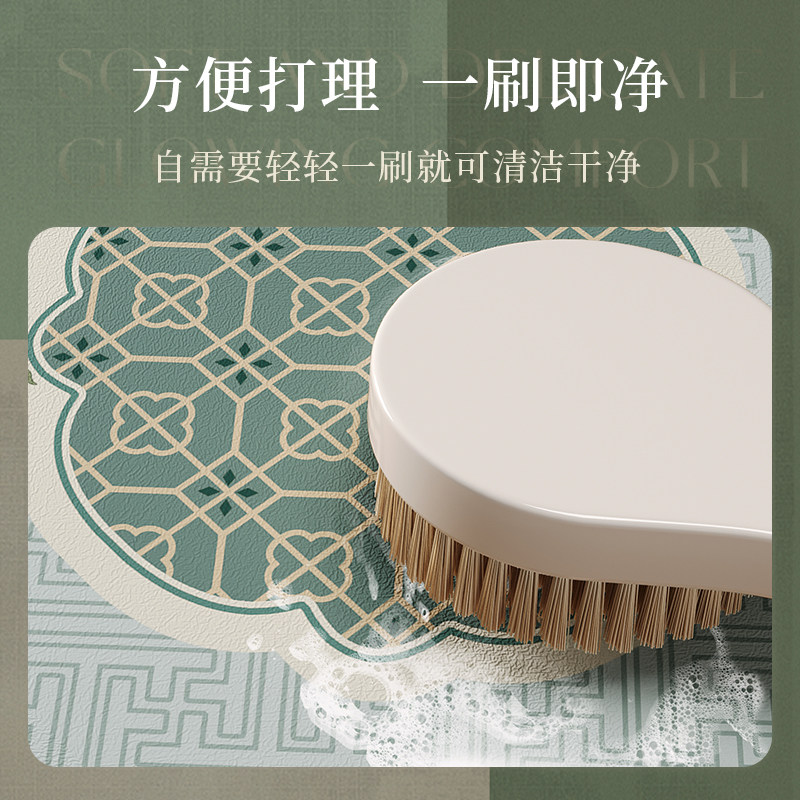 冉忆新中式新中式禅意吸水茶席防水防烫茶桌布垫隔热茶盘垫海松,淘宝优惠券,粉丝福利购,淘宝优惠卷