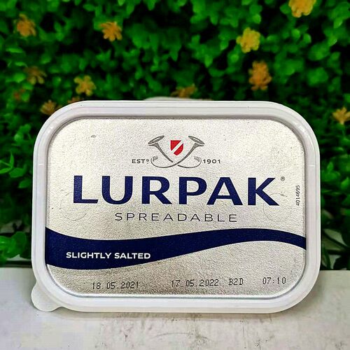 丹麦银宝涂抹面包黄牛油含盐牛油LURPAK Slightly Salted Butter - 图0
