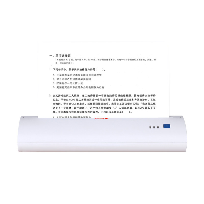 恩叶a4热敏可连手机蓝牙无线打印机 恩叶深圳热敏/热转印打印机