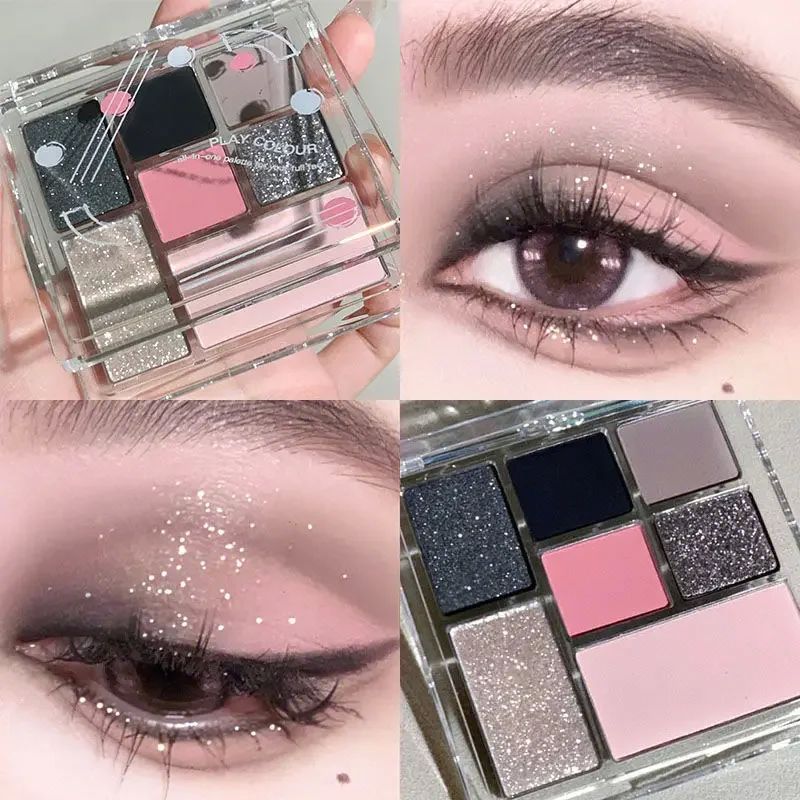 Glitter Eye Shadow Make Up Pigment Large Plates Shiny Eye Sh - 图2