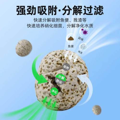 鱼缸底砂大全水草泥火山石陶粒砂造景鱼缸专用养鱼免洗过滤材 - 图2