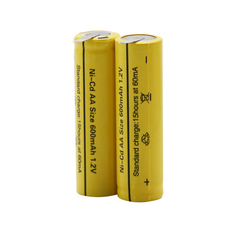 2.4v 600mAh 镍镉电池组 AA电池电动玩具剃须刀理发剪 - 图2
