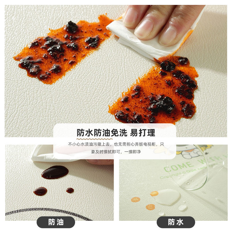 轻奢茶几桌布免洗防油防水pvc电视柜桌垫防烫餐边鞋柜台面保护垫,淘宝优惠券,粉丝福利购,淘宝优惠卷