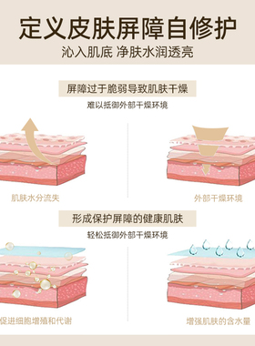 补水滋润面霜修护霜锁水嫩肤