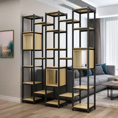 Железный экран, офисная перегородка, полка, напольная книжная полка, стеллаж для гостиной, стойка Bogu, декоративный шкаф в индустриальном стиле